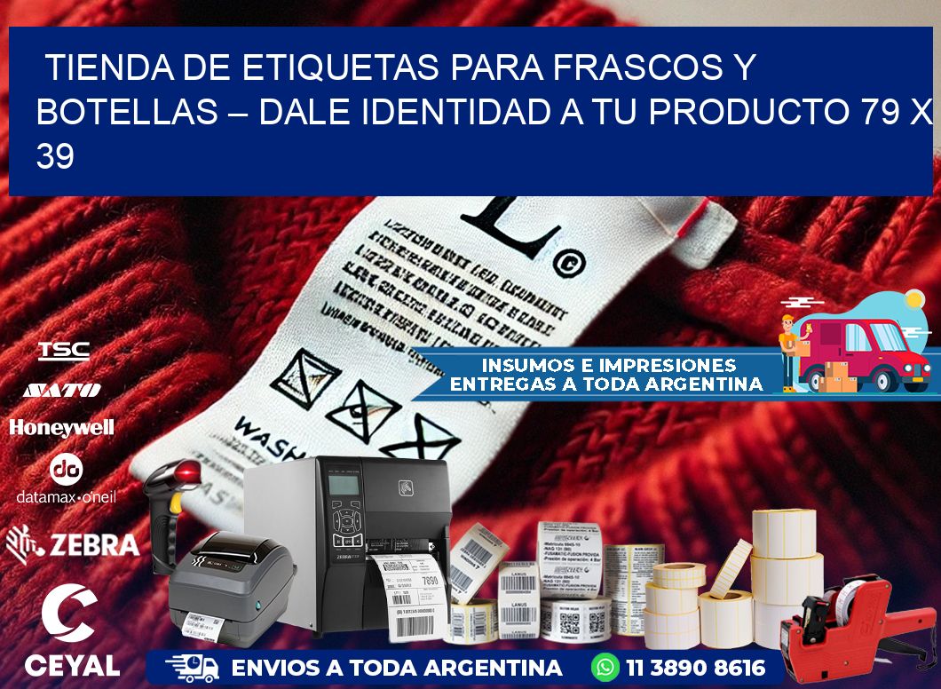 Tienda de Etiquetas para Frascos y Botellas – Dale Identidad a Tu Producto 79 x 39