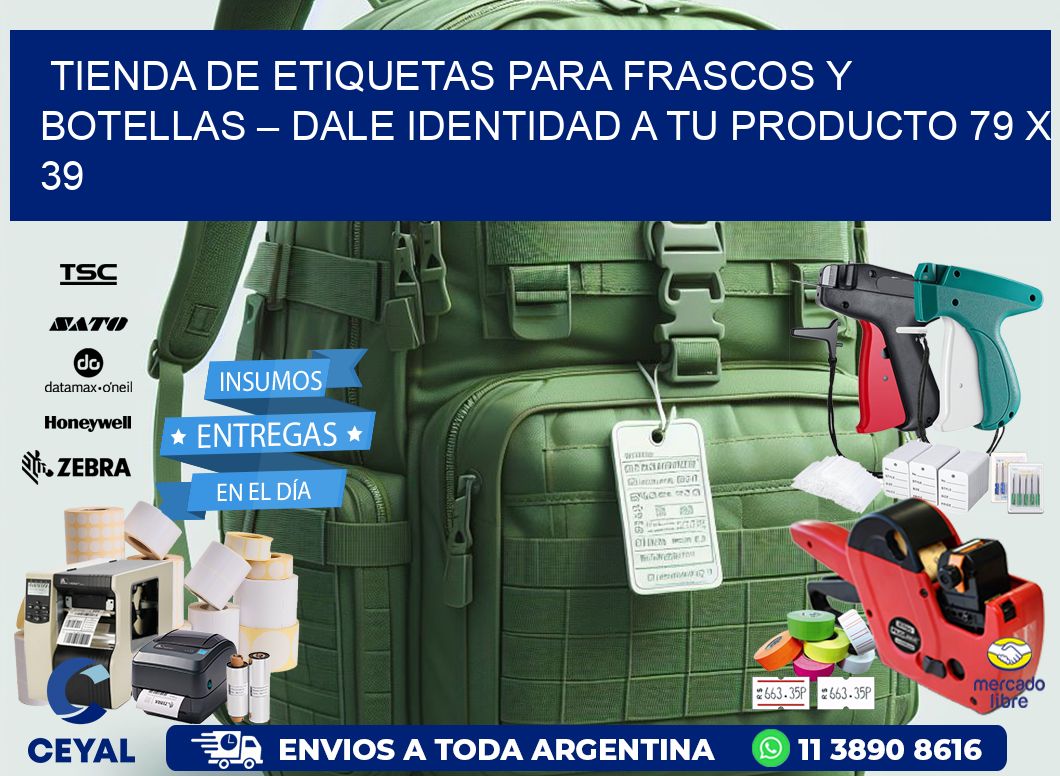 Tienda de Etiquetas para Frascos y Botellas – Dale Identidad a Tu Producto 79 x 39