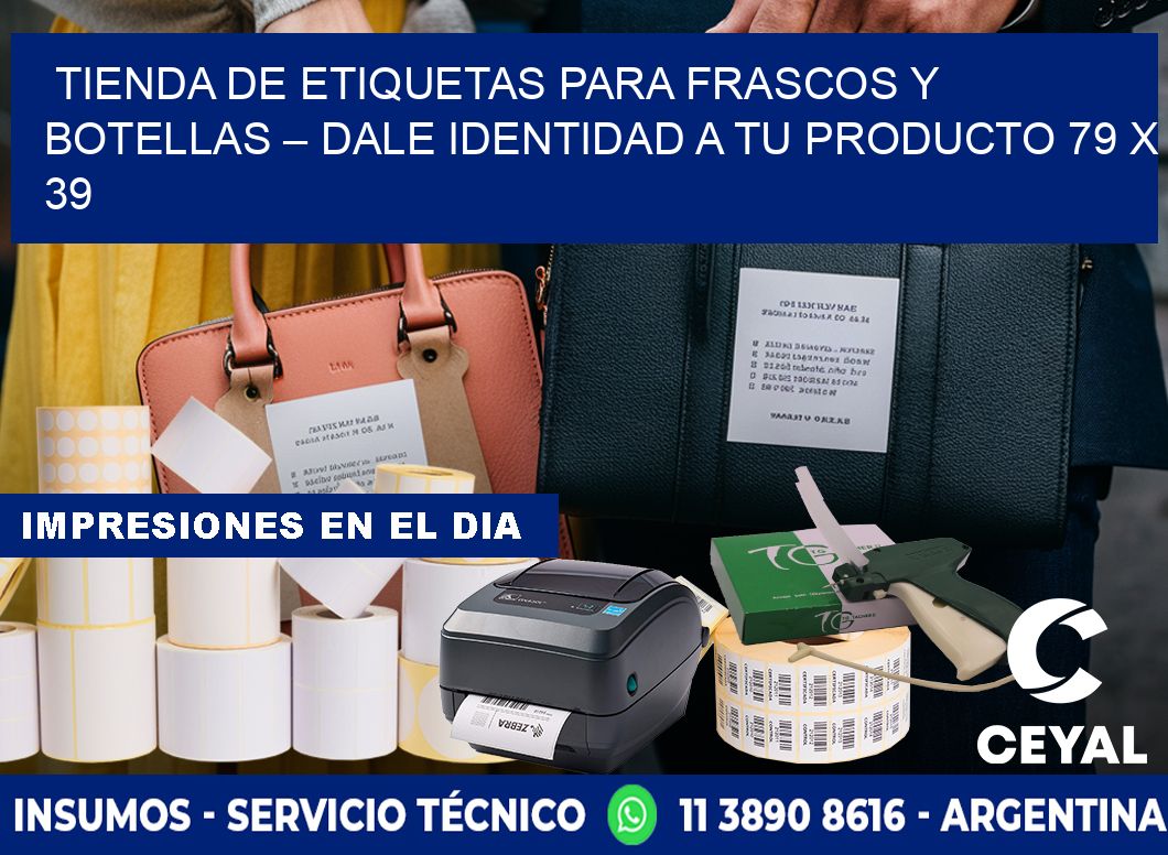 Tienda de Etiquetas para Frascos y Botellas – Dale Identidad a Tu Producto 79 x 39