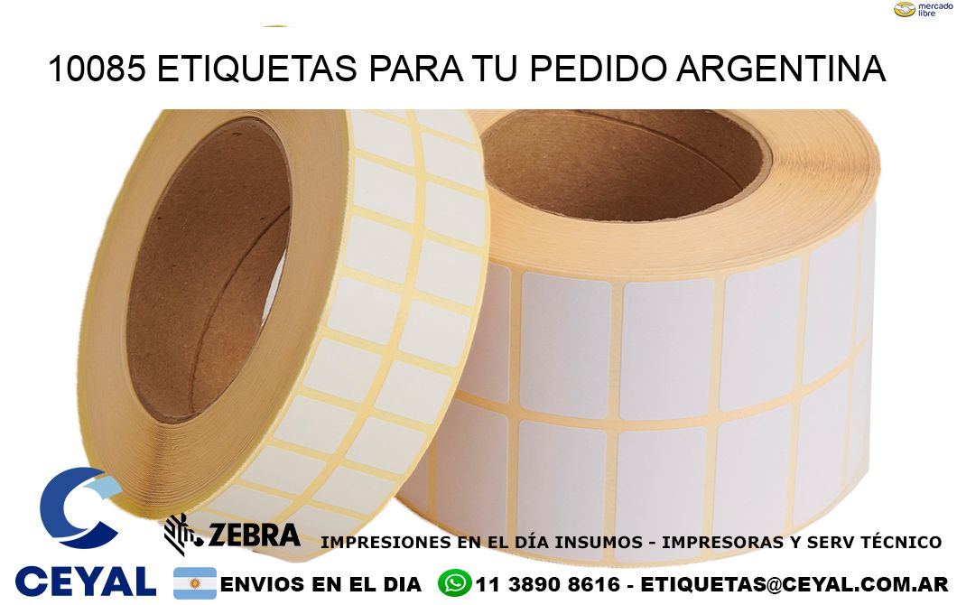 10085 ETIQUETAS PARA TU PEDIDO ARGENTINA