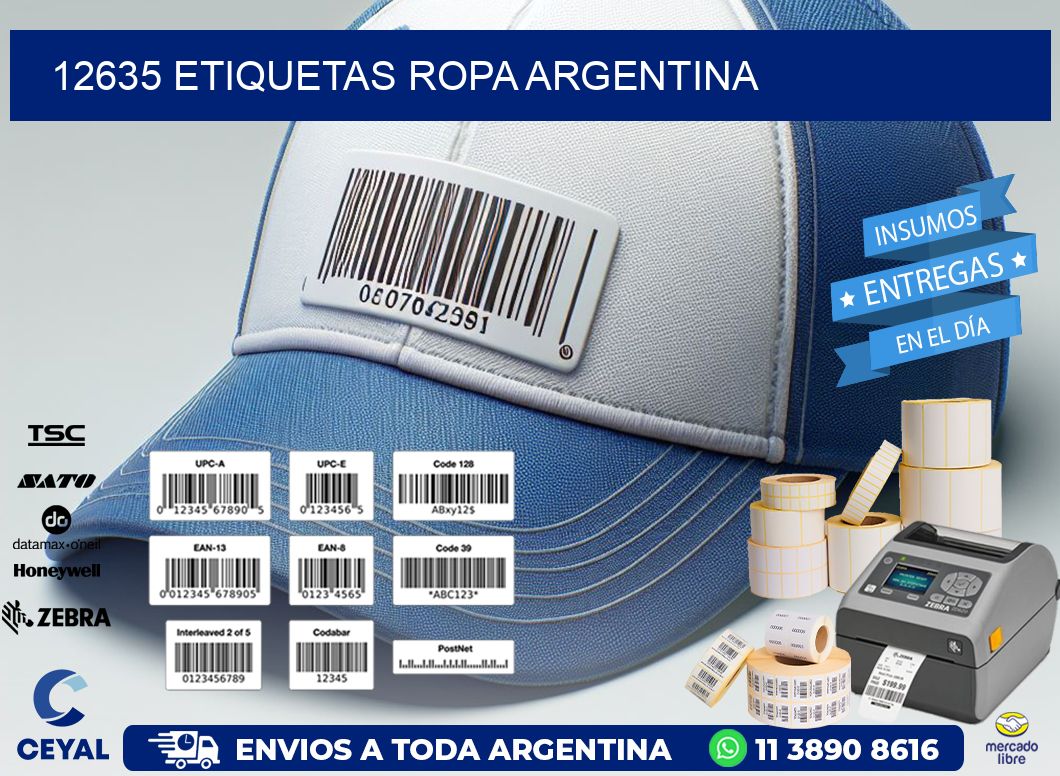 12635 ETIQUETAS ROPA ARGENTINA