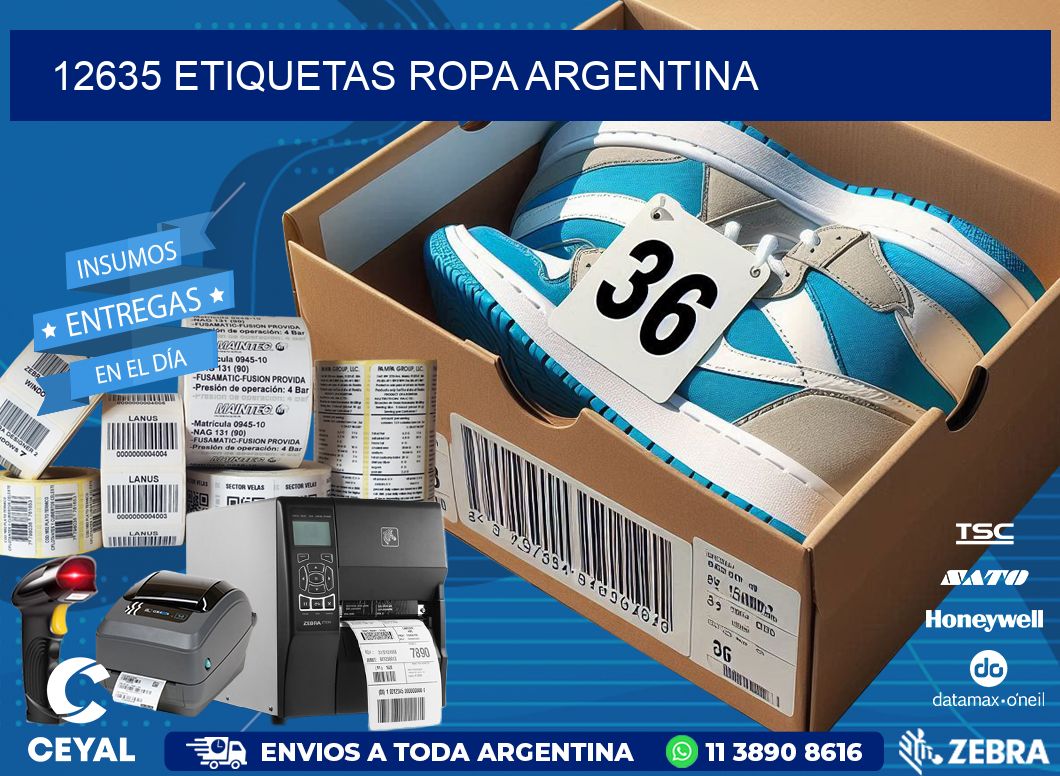 12635 ETIQUETAS ROPA ARGENTINA