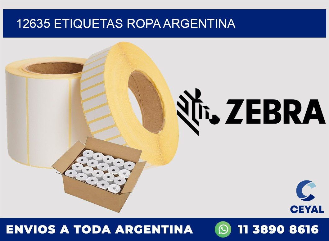 12635 ETIQUETAS ROPA ARGENTINA