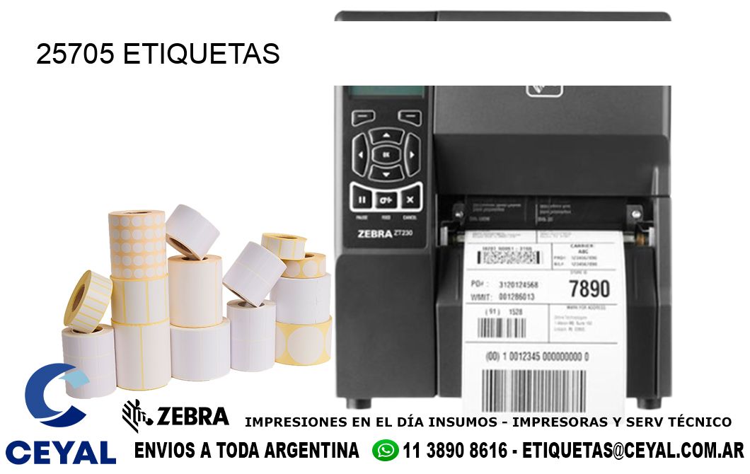 25705 ETIQUETAS