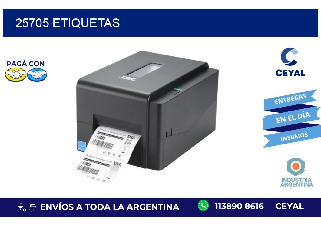 25705 ETIQUETAS