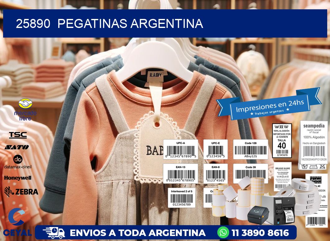 25890 Pegatinas Argentina