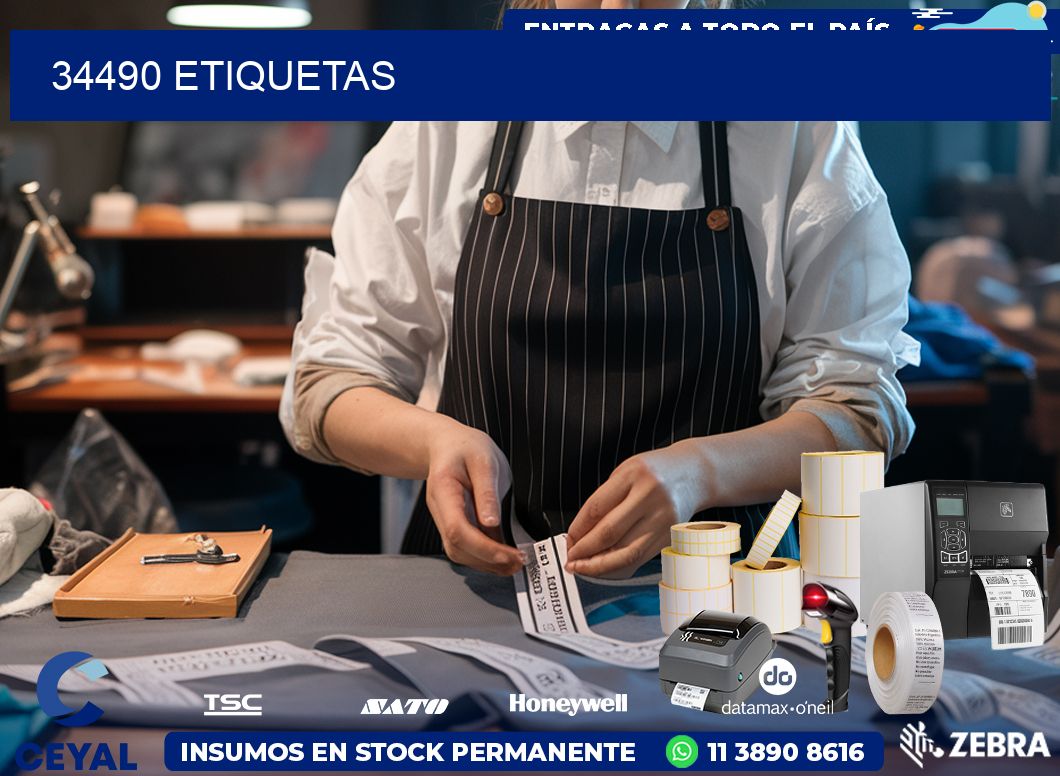 34490 ETIQUETAS