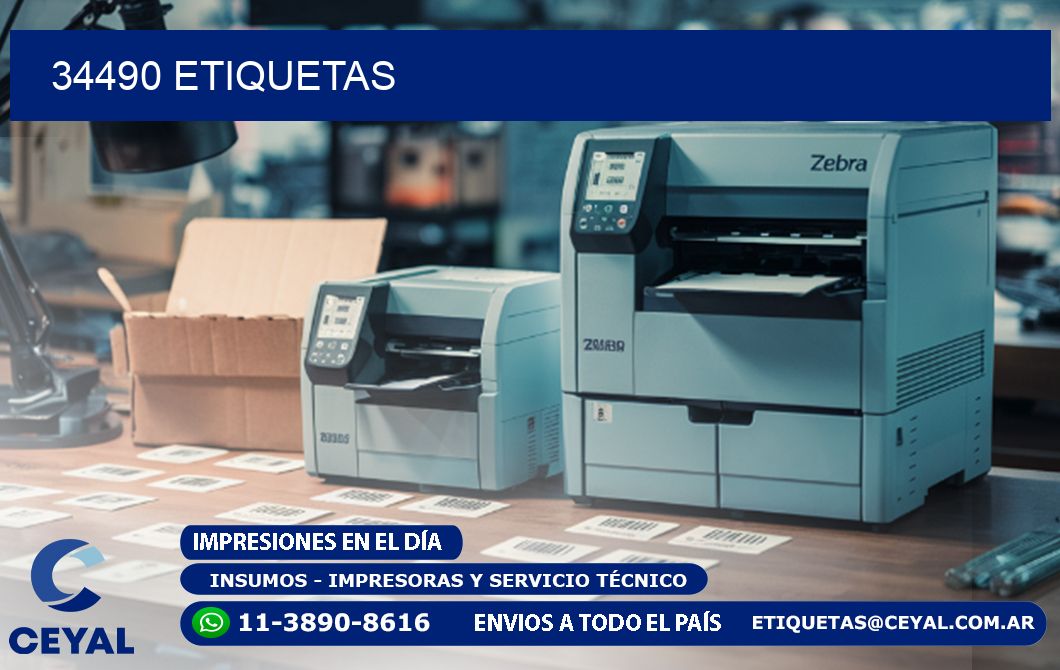 34490 ETIQUETAS