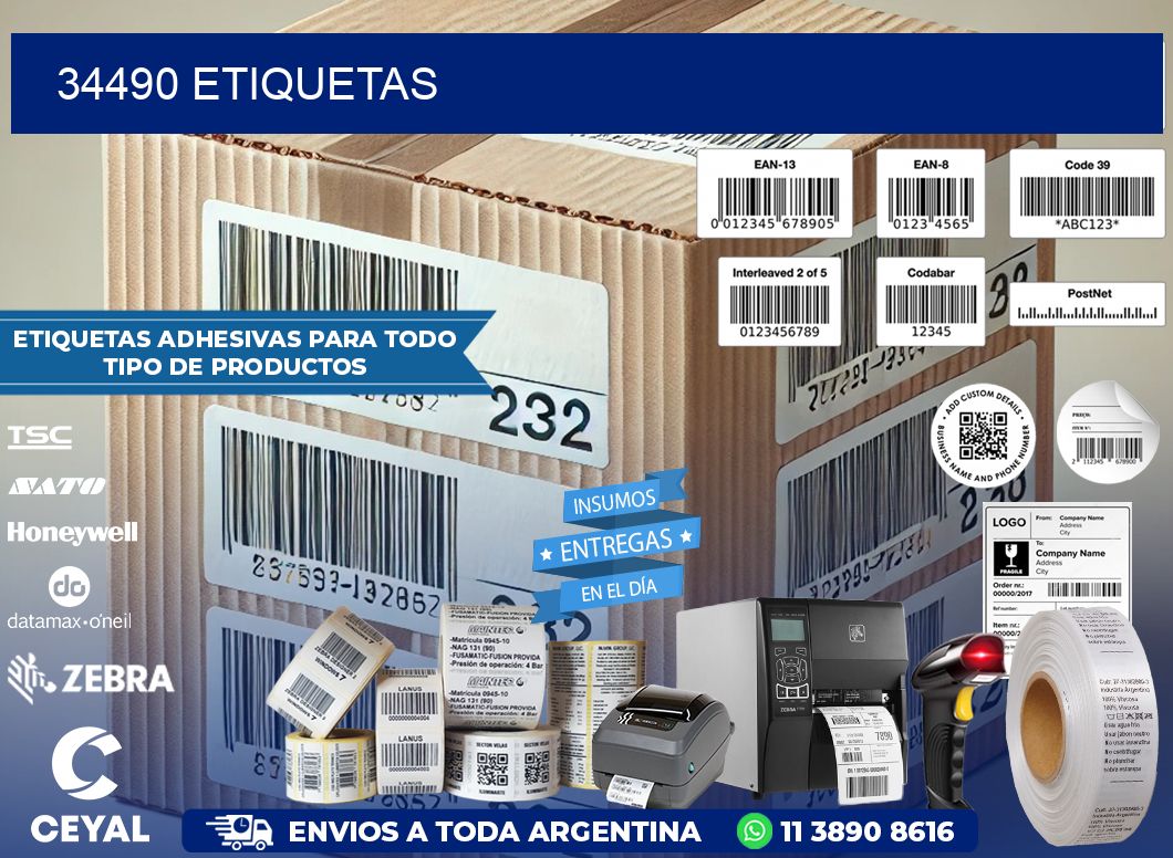 34490 ETIQUETAS