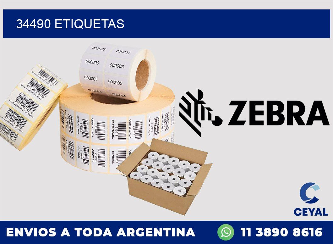 34490 ETIQUETAS