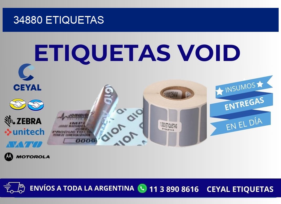 34880 ETIQUETAS
