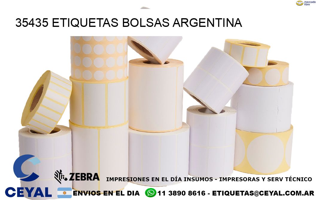 35435 ETIQUETAS BOLSAS ARGENTINA