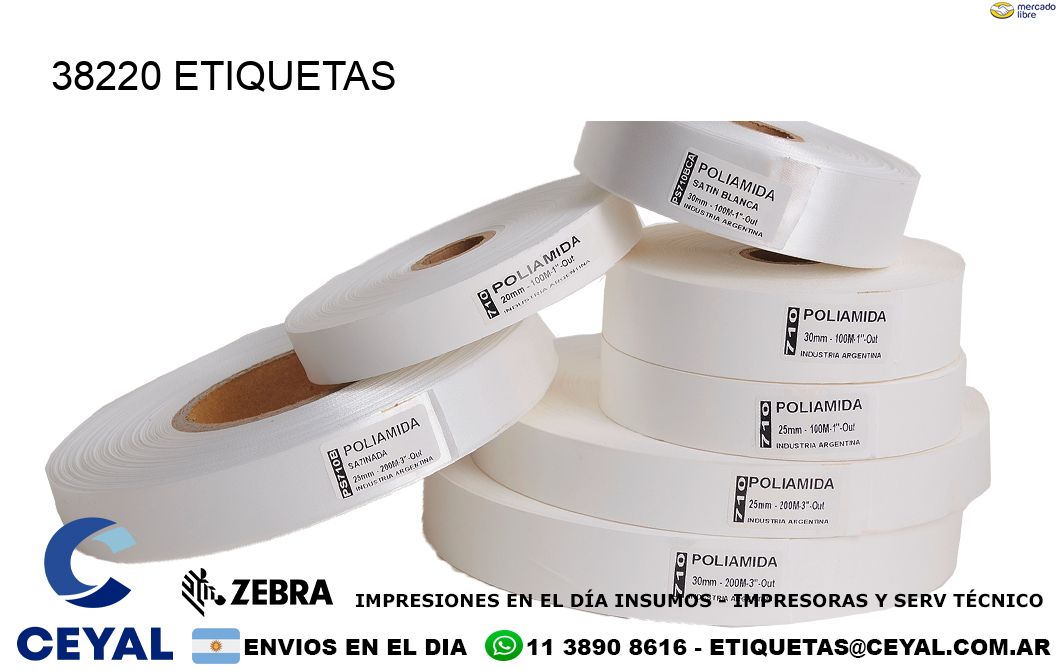 38220 ETIQUETAS