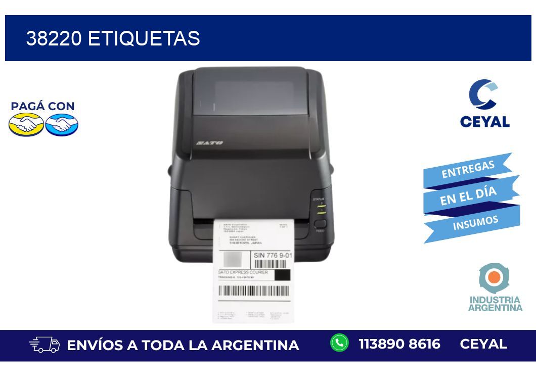 38220 ETIQUETAS