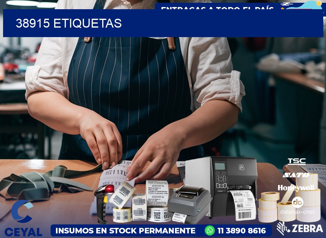 38915 ETIQUETAS