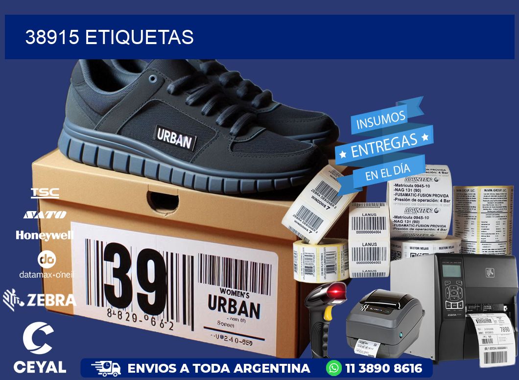 38915 ETIQUETAS