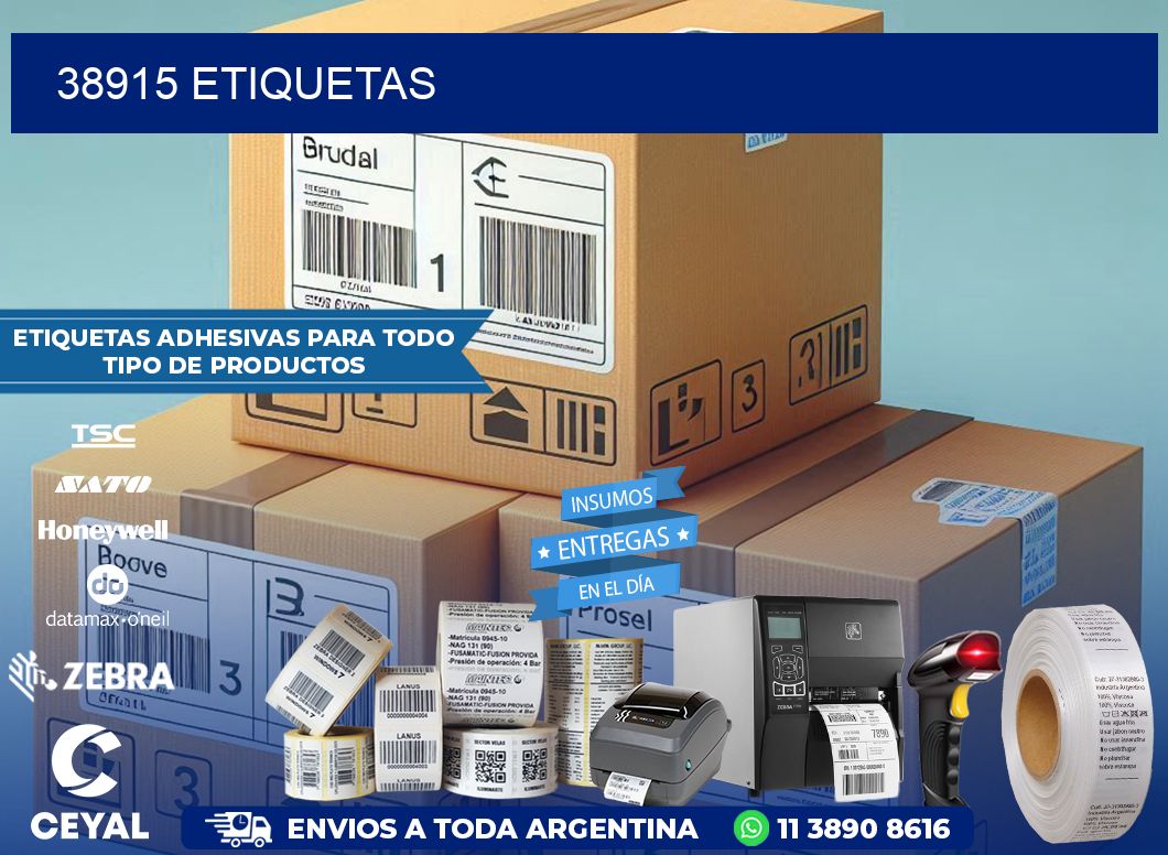 38915 ETIQUETAS
