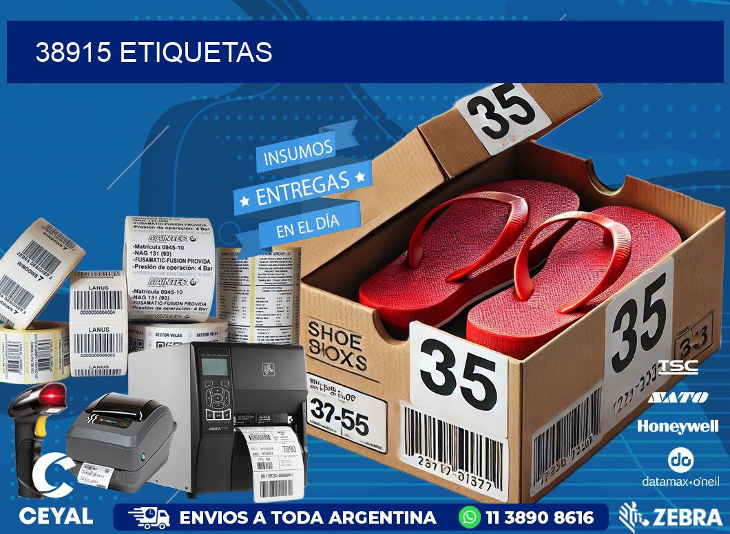 38915 ETIQUETAS