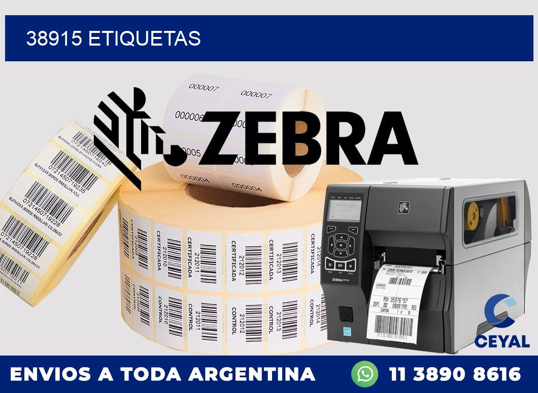 38915 ETIQUETAS