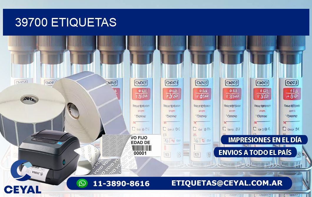 39700 ETIQUETAS