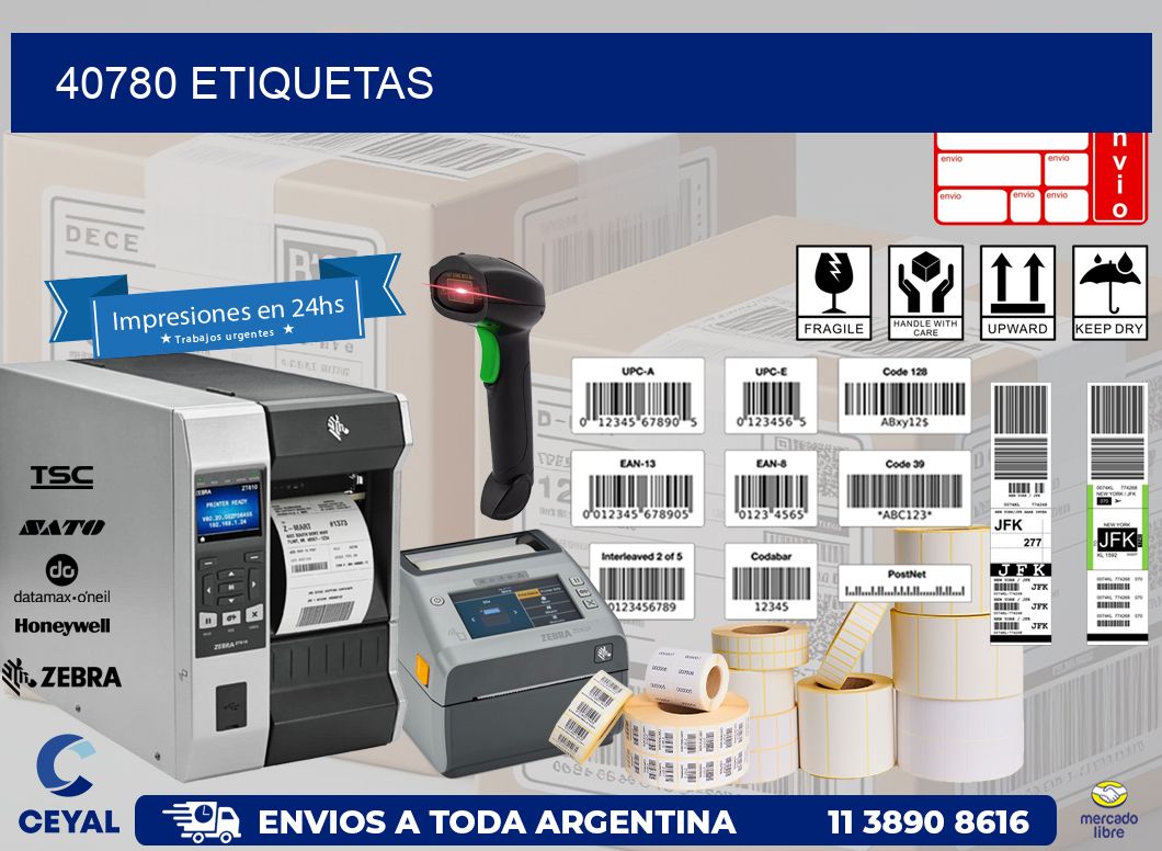 40780 ETIQUETAS