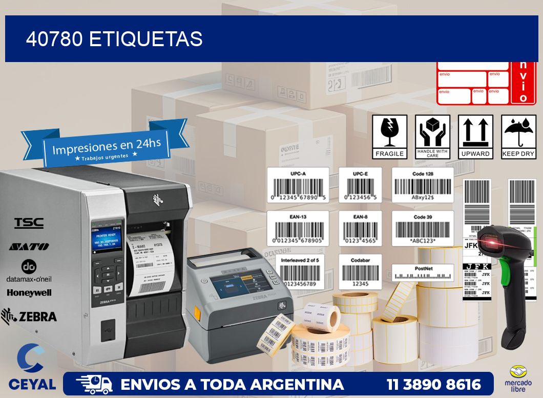 40780 ETIQUETAS