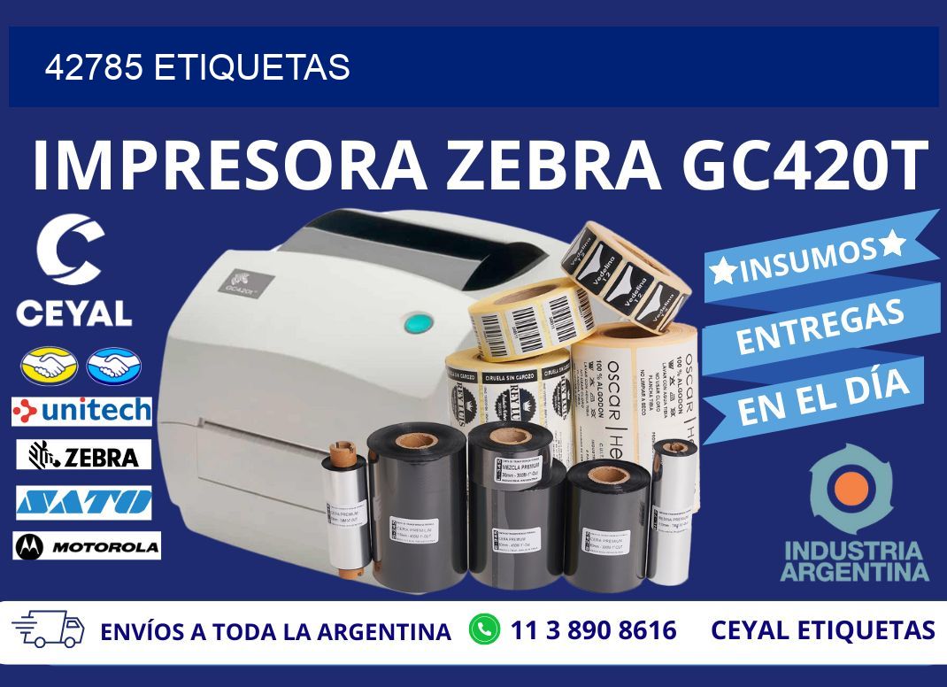 42785 ETIQUETAS