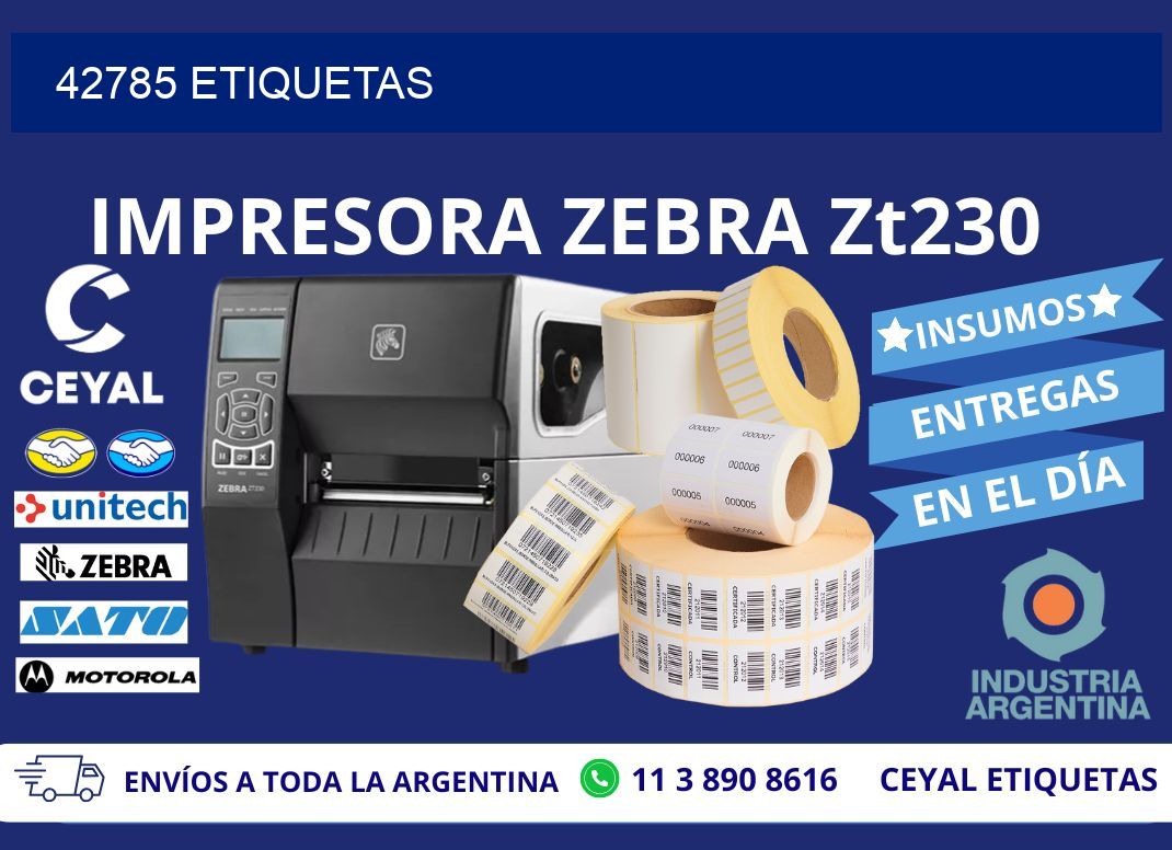 42785 ETIQUETAS