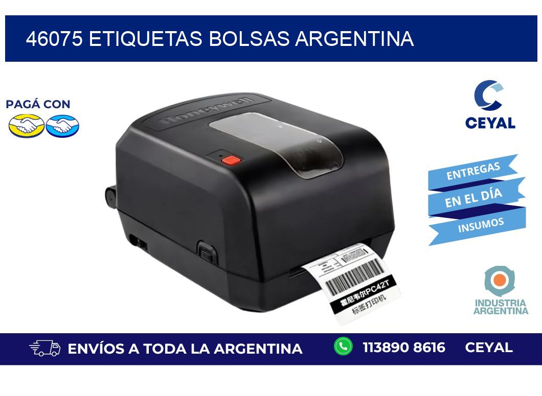 46075 ETIQUETAS BOLSAS ARGENTINA