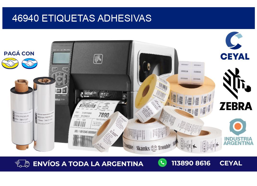 46940 ETIQUETAS ADHESIVAS