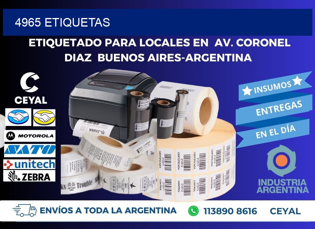 4965 ETIQUETAS