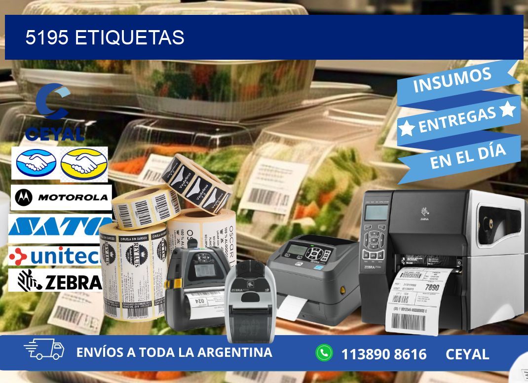 5195 ETIQUETAS
