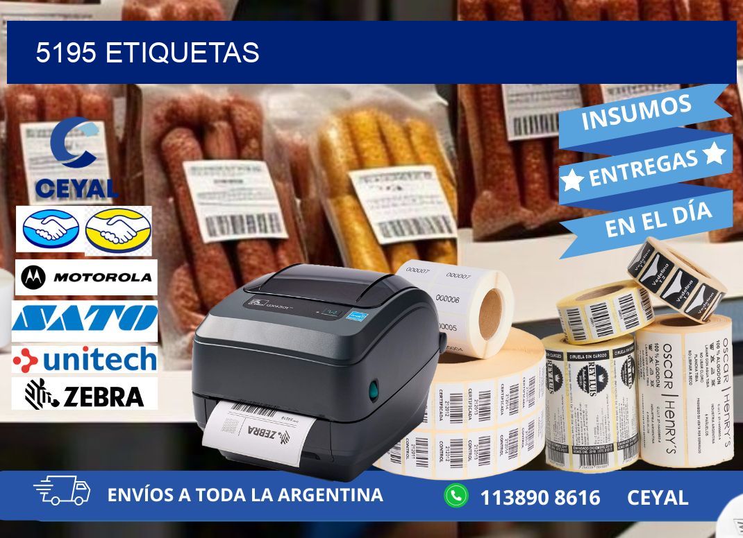 5195 ETIQUETAS