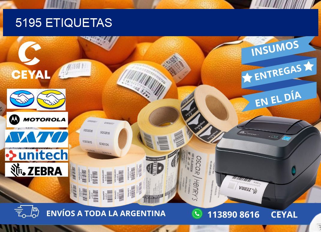 5195 ETIQUETAS