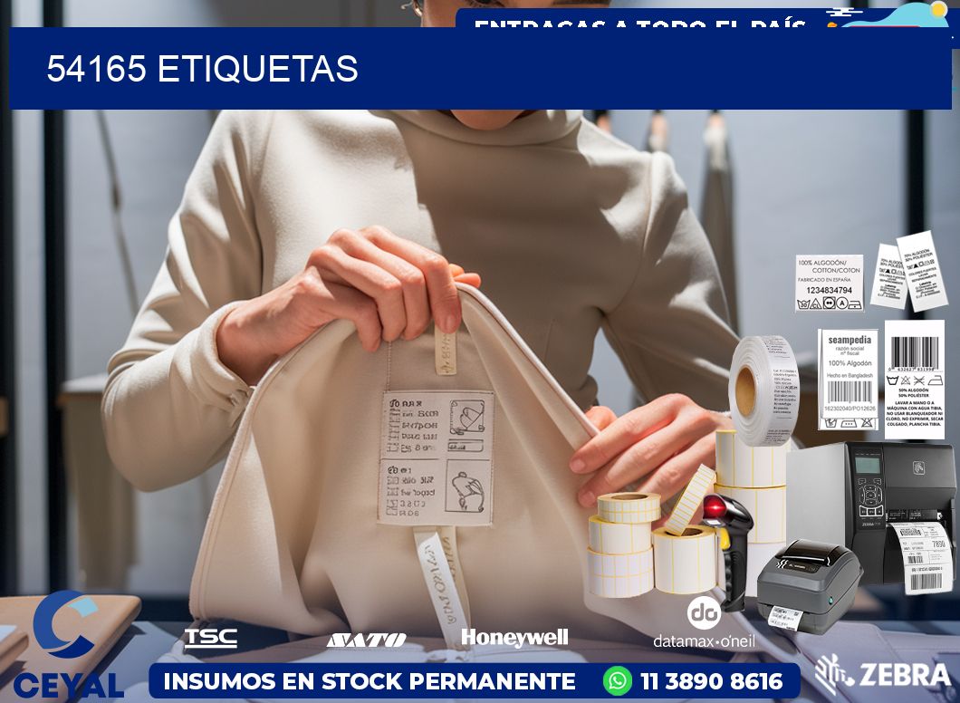 54165 ETIQUETAS