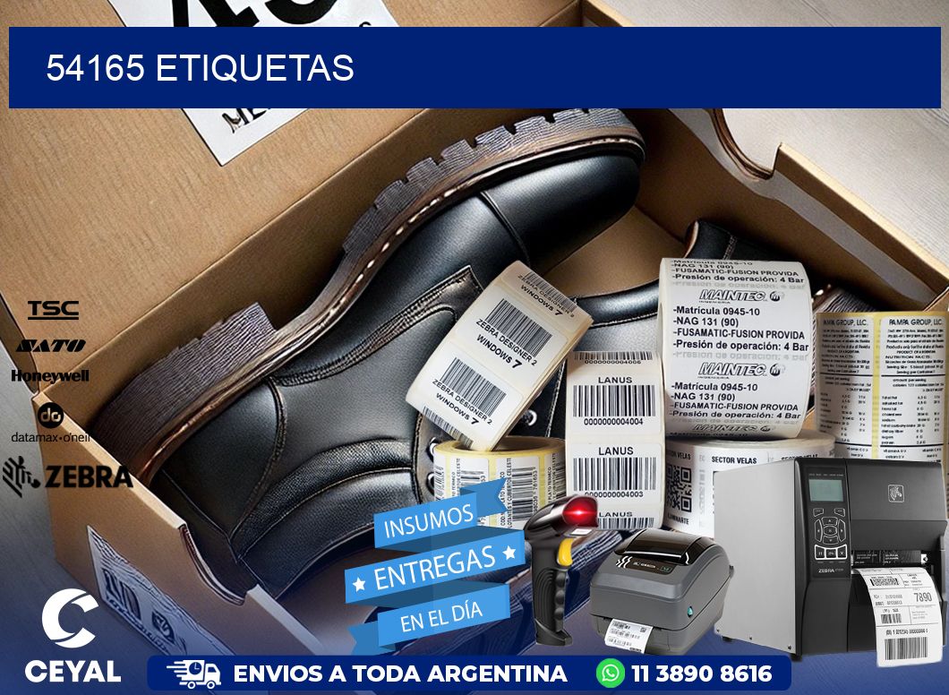 54165 ETIQUETAS