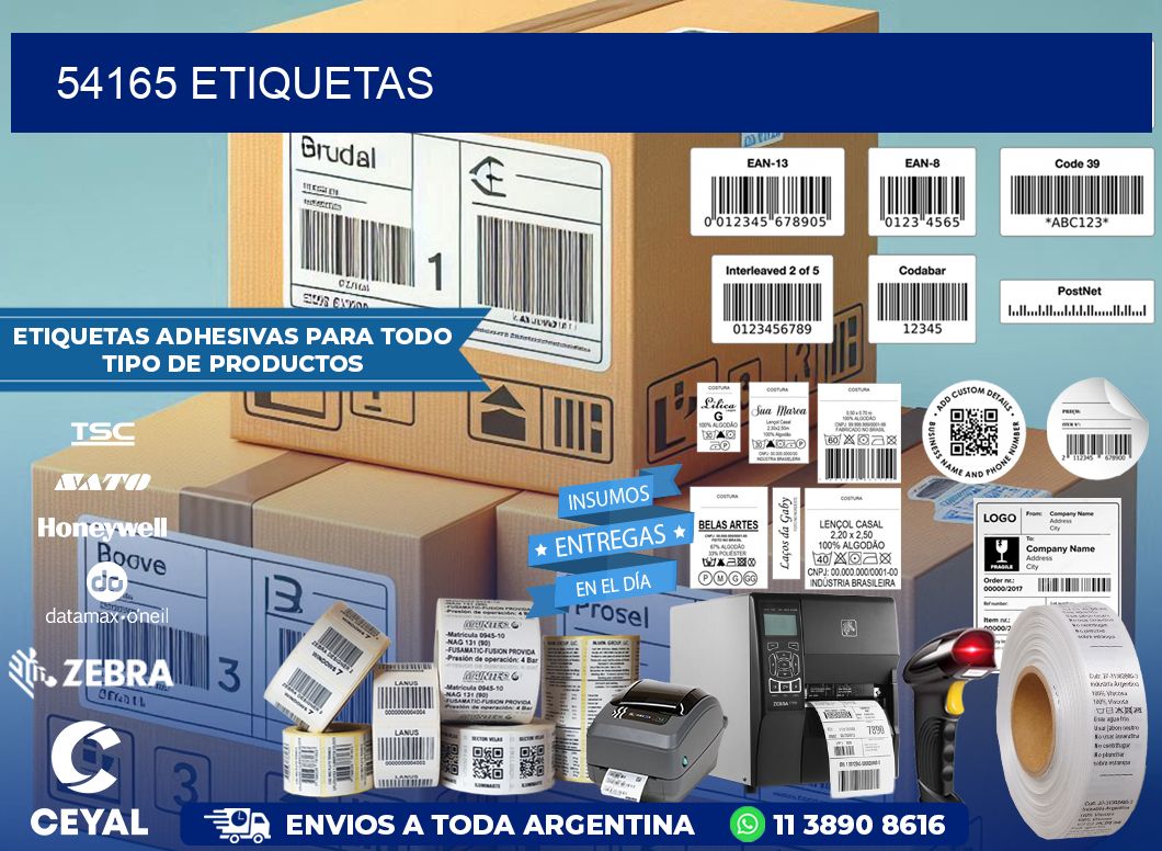 54165 ETIQUETAS