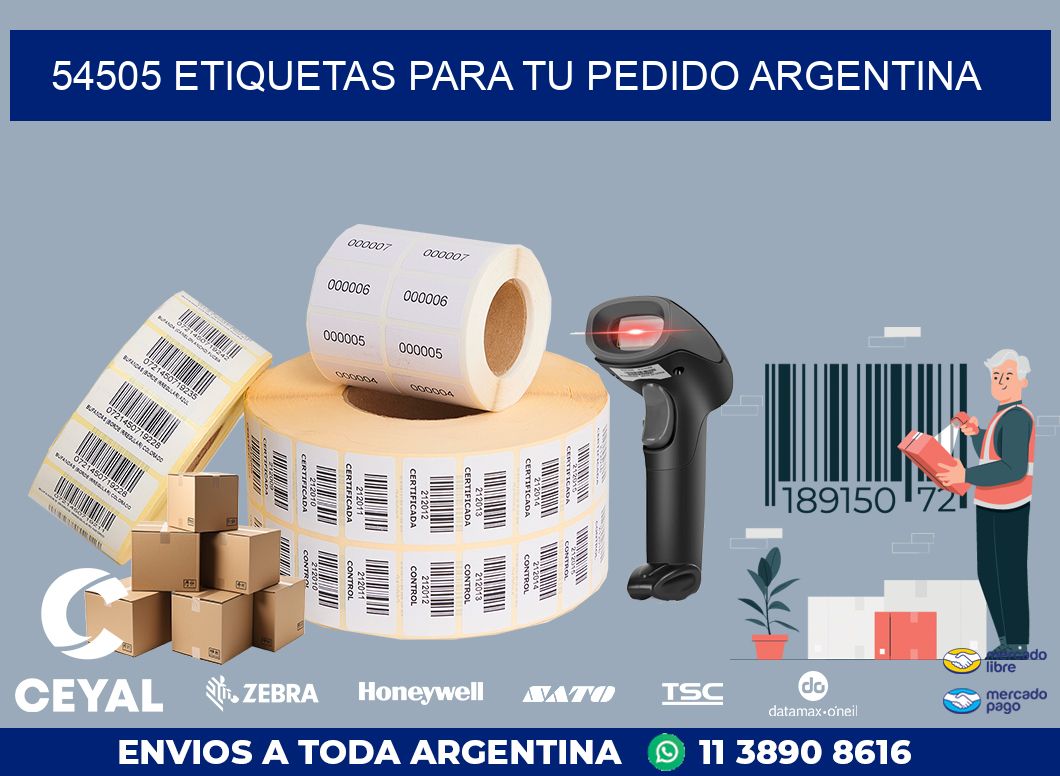 54505 ETIQUETAS PARA TU PEDIDO ARGENTINA