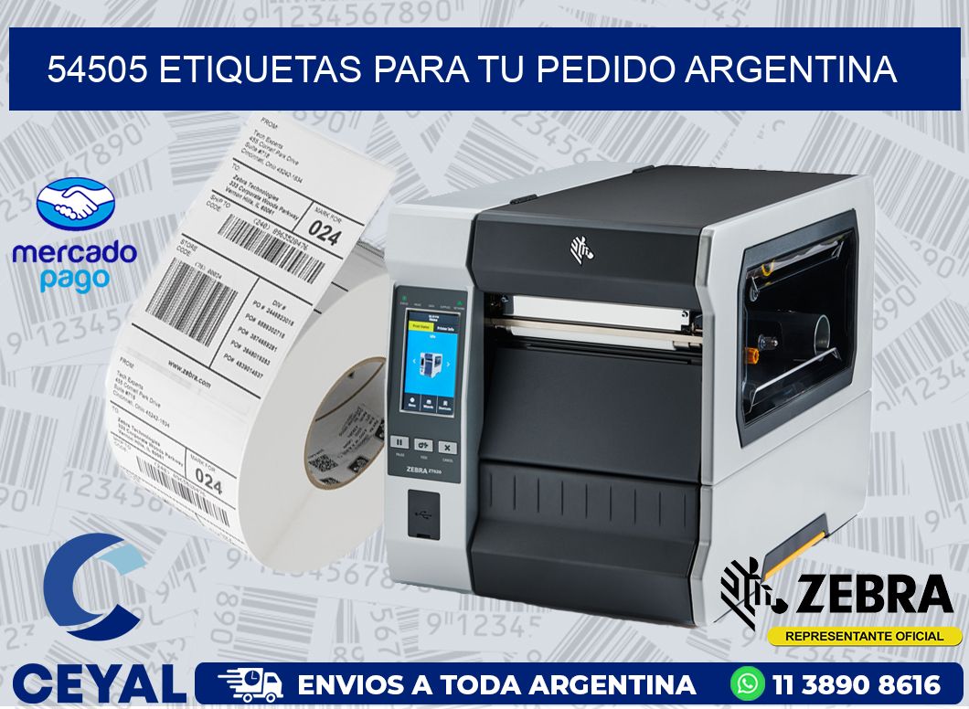 54505 ETIQUETAS PARA TU PEDIDO ARGENTINA