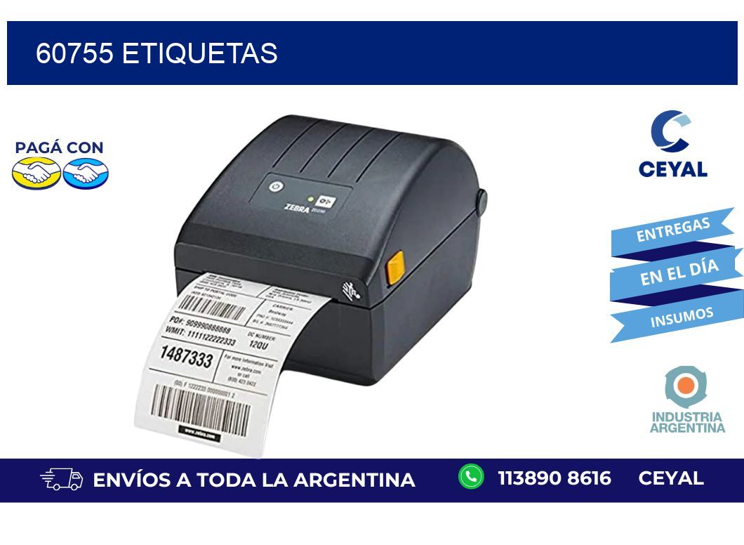 60755 ETIQUETAS
