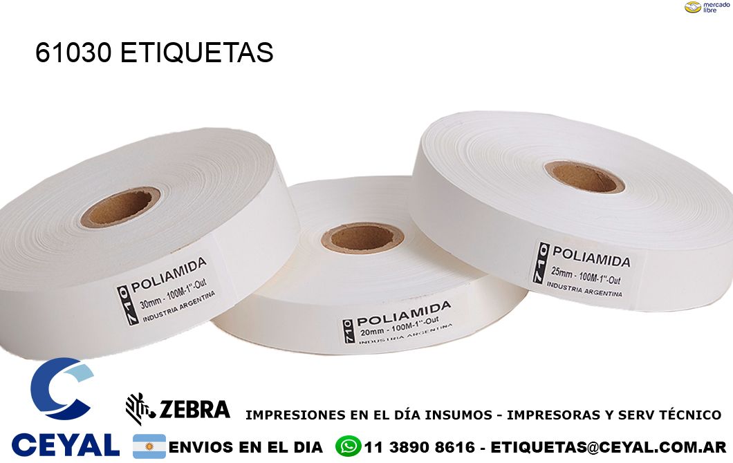 61030 ETIQUETAS