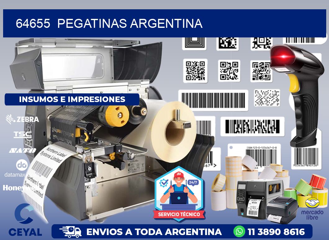 64655 Pegatinas Argentina
