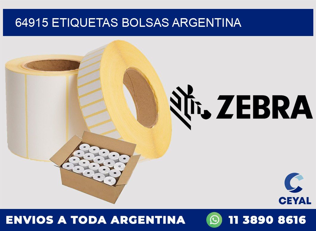 64915 ETIQUETAS BOLSAS ARGENTINA