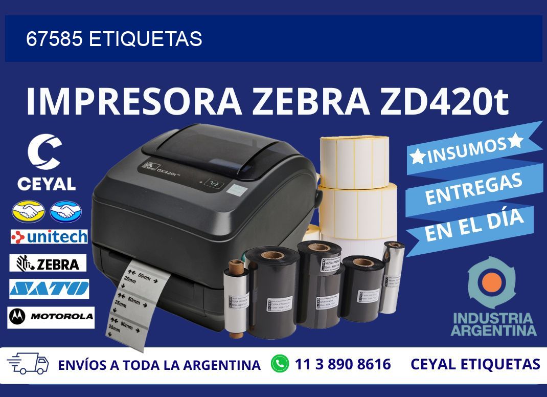 67585 ETIQUETAS