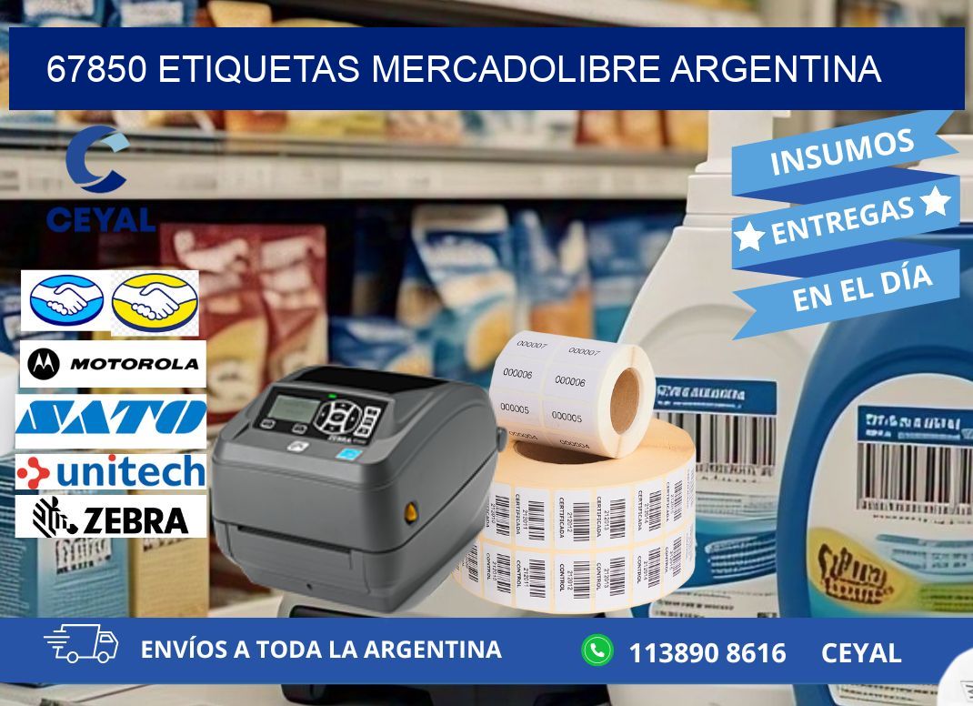 67850 ETIQUETAS MERCADOLIBRE ARGENTINA