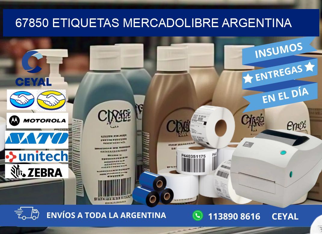67850 ETIQUETAS MERCADOLIBRE ARGENTINA