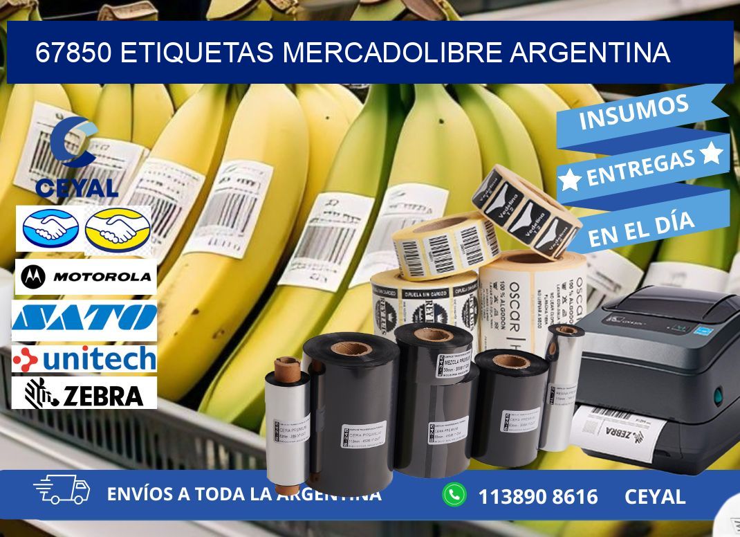 67850 ETIQUETAS MERCADOLIBRE ARGENTINA