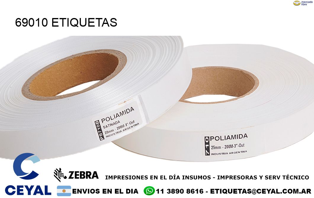 69010 ETIQUETAS
