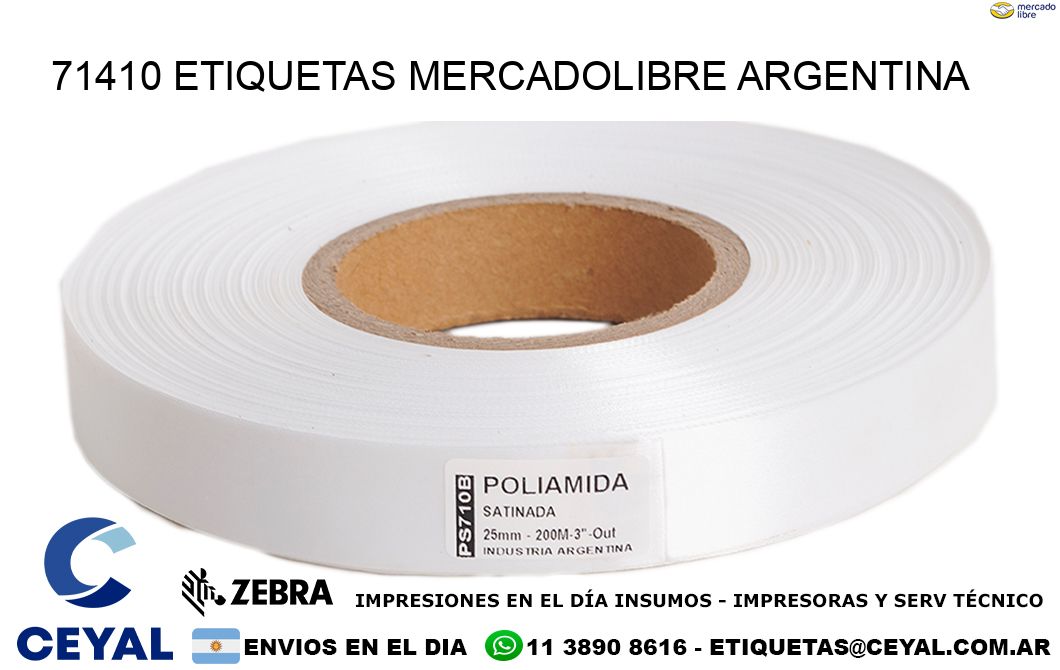 71410 ETIQUETAS MERCADOLIBRE ARGENTINA