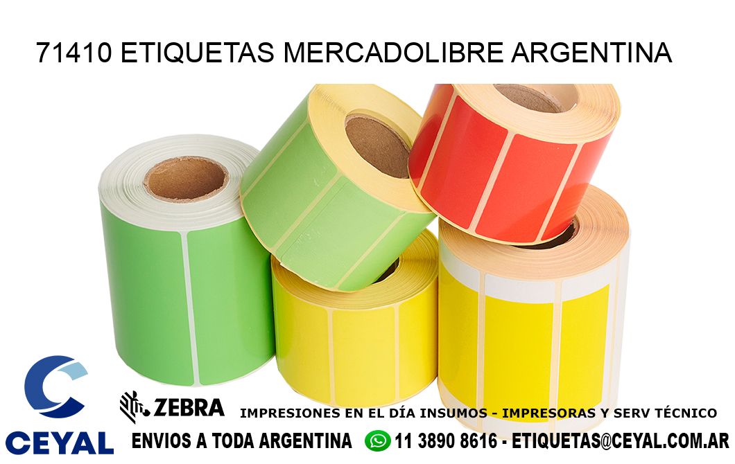 71410 ETIQUETAS MERCADOLIBRE ARGENTINA